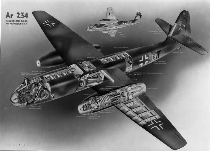 The Arado Ar 234: The World's First Operational Jet Bomber and Its Leg ...