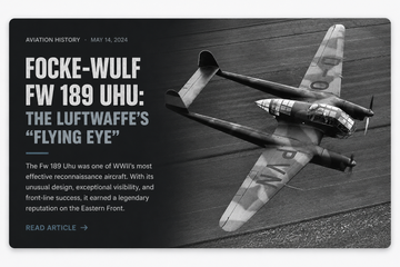 The Focke-Wulf Fw 189 Uhu: The "Flying Eye" of the Eastern Front
